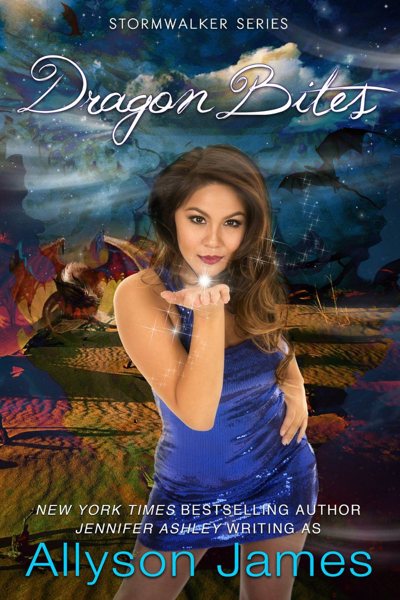 WoggyPixie's tweet photo. DRAGON BITES by Allyson James | book 6 in the #Stormwalker series | rating: 4.5 out of 5 | https://t.co/K9PxZPrdok https://t.co/TdQryOVEvV