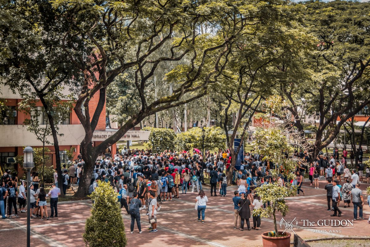 TheGUIDON's tweet photo. IN PHOTOS: Students, staff, and professors from the Loyola Schools protested in light of the sexual misconduct allegations against members of the faculty and the administration’s supposed lack of accountability. 

https://t.co/XtcKymTjoP

Photos by Jim Dasal and Alexis Wang https://t.co/k67D238Vpn