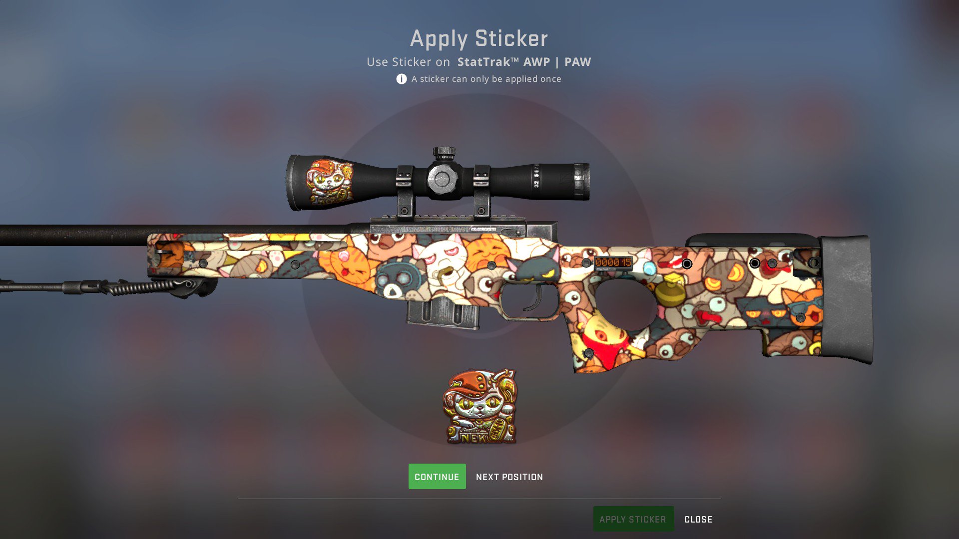 CallMeSparkles ✨ on Twitter: "@ohnePixel @roflm0nster That's actually awesome I have awp paw with a Nova Holo but I might just it off" / Twitter