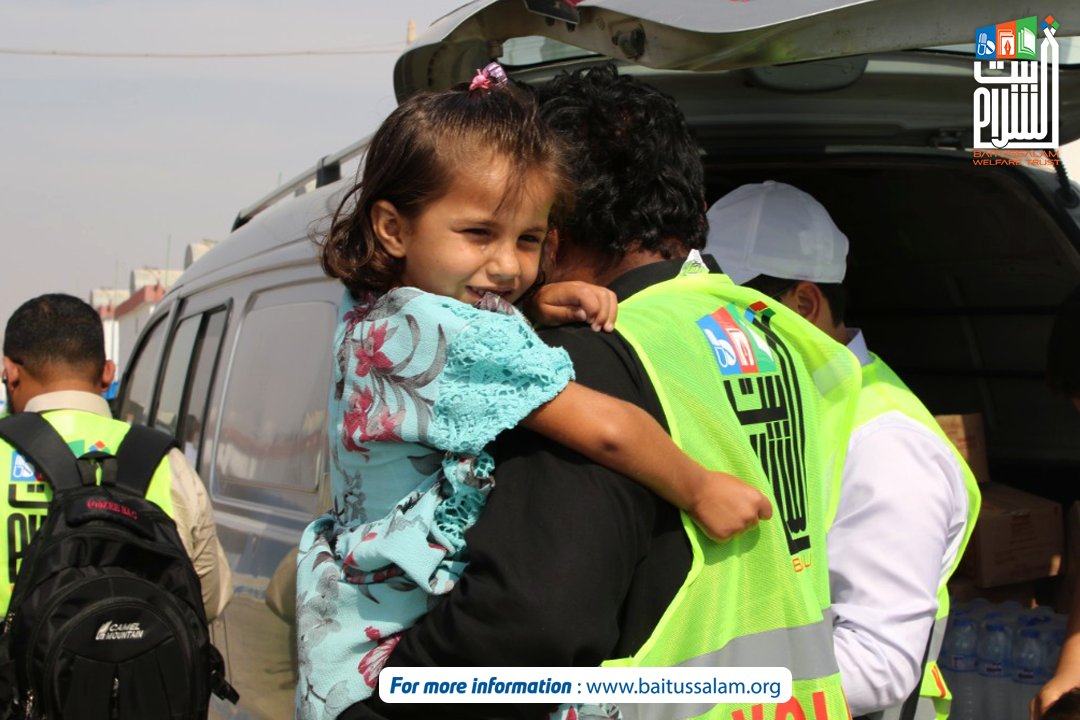 Baitussalam_Org's tweet image. Few highlights from Baitussalam delegation’s visit to Aisha camp for Syrian orphans and widows.
Partner:@DiyanetVakfi 
.
.
.
#RebuildSyria #SupportSyrianChildren #HelpSyria
#education #watersupply #foodbank #shelter #medicalaid #syria
#ambulancesrvice #syrianrefugees #breadplant