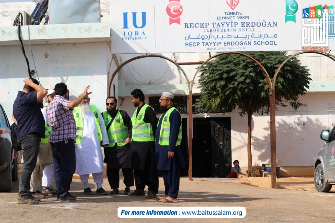 Baitussalam_Org's tweet image. Few highlights from Baitussalam delegation’s visit to Aisha camp for Syrian orphans and widows.
Partner:@DiyanetVakfi 
.
.
.
#RebuildSyria #SupportSyrianChildren #HelpSyria
#education #watersupply #foodbank #shelter #medicalaid #syria
#ambulancesrvice #syrianrefugees #breadplant