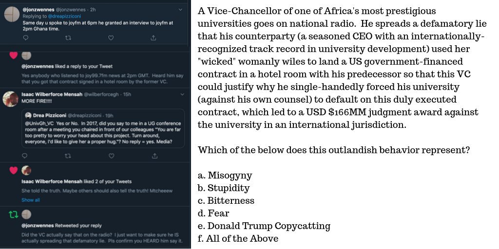 Welcome responses to this short survey on what to make of this recently trending news (about me). Feel free to share. More coming. Nothing's more satisfying than speaking up at long last & setting the record straight. @UnivGh_VC #speakup #maleallies #EnoughIsEnough #dontbedaft