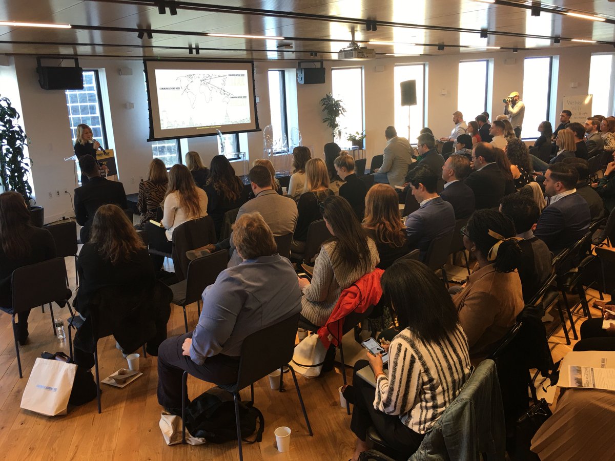 BusinessWire's tweet image. And @CommsWeekGlobal is officially live, with a packed house. We look forward to seeing everyone&apos;s tweets! #CommsWeek