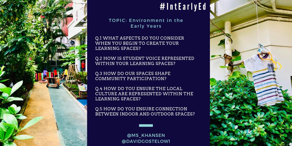 We just wrapped up another awesome #IntEarlyEd chat! If you missed it don't worry, we still want to hear from you! Jump in and answer some of the questions to contribute to the discussion.