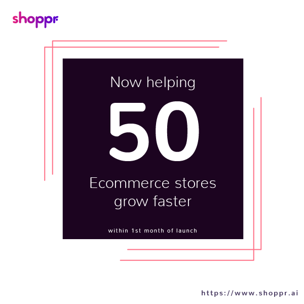 getshoppr's tweet photo. 🔥🔥 We're now helping 50 eCommerce Stores to grow faster. 🔥🔥 

Running an ecommerce store? Check out https://t.co/ZfYtTh09nF now. 

#ecommerce #analytics #shoppr https://t.co/RVJKgRtMXM