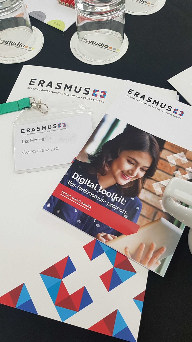 Ready to learn and get involved!!🤓🙌 @Erasmusplusuk
 #ErasmusPlusUK #epluspeople