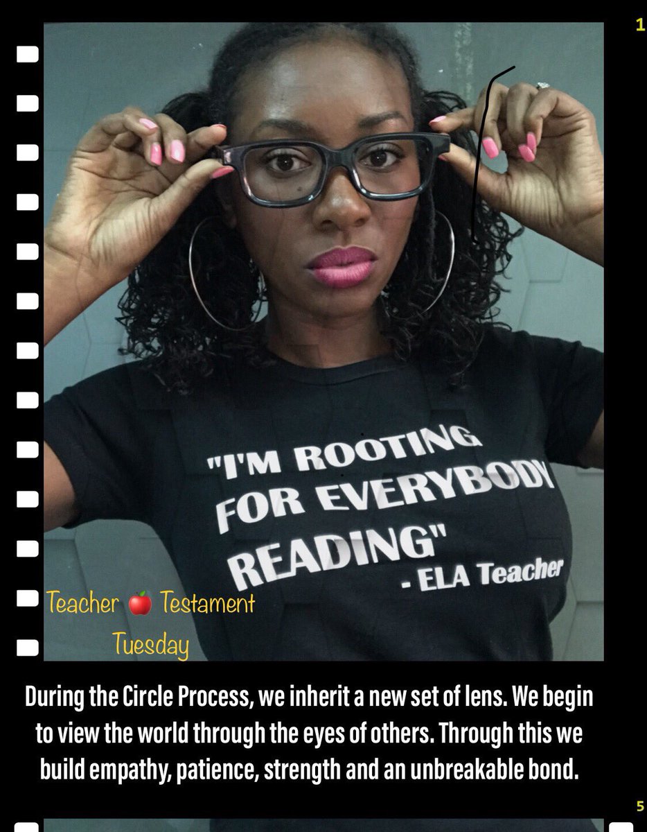 DeniseJonell's tweet photo. Trust the process! @robindst91 @BehaviorFlip #circleprocess #sel #TuesdayThoughts #denisejonell #whyiteach #edchat #restorativejustice #peace #teachergoals #selfcare #title1 #educators #TeachSC #transformation #teachertestament #strength #empathy #vision #educationalequity #love https://t.co/8Hj6dCyQLs