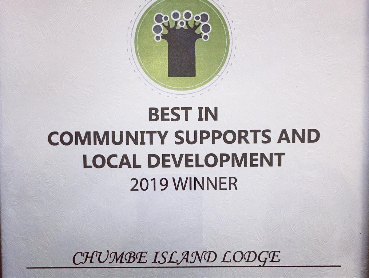 Responsible Tourism Tanzania names Chumbe Island as Best in Community Support and Local Development! The award recognizes our partnerships with local fishers, government and schools, plus efforts to employ Zanzibar staff, use local materials &amp; labor, and support local artisans.