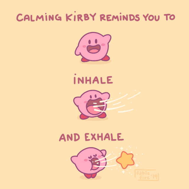 SafeInOurWorld's tweet photo. Thank you, calming Kirby. 💛

(credit: https://t.co/pxGtwPMhXO) https://t.co/bpfIOg9F5w