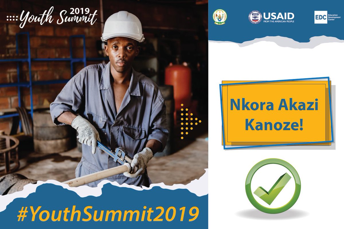Rwanda_EDC's tweet photo. As we kick off the #YouthSummit2019 we proudly celebrate more than 34,000 youths equipped with life-changing employability skills, slaying the dragon of employment in Rwanda #WorkReadyNow! #YouthEmployment @USAIDRwanda @MinYouthRwanda @Rwanda_Edu https://t.co/3XSe77dO5I