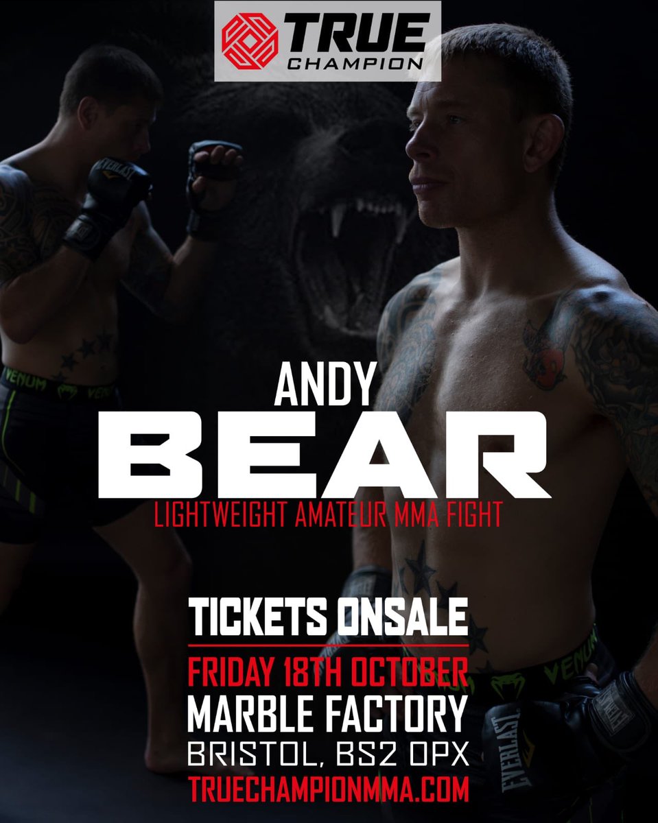 andybear4's tweet image. Great to have the opportunity to fight on this #MMA show back in bristol after a long time, #sweatbox #A3 tickets still available.
