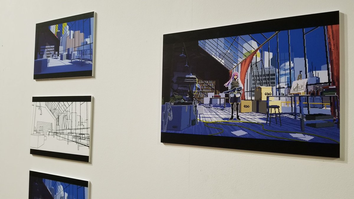 Hisadake Ultimate Pixel Crewの展示 四谷３丁目の元銭湯アトリエでやってる 滅茶苦茶良かったです Gif 現地で見た方がいいです 薄暗さもいい感じ 四谷未確認スタジオ Tokyo ４丁目 １３ １ 四谷 新宿区 160 0004 T Co Tehtlq7bfr