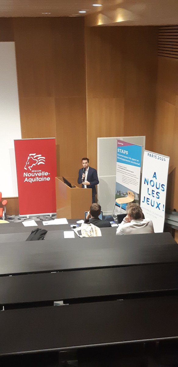 🎙 Communication de M.Suchet, Maître de Conférence, portant sur ses travaux "L'héritage politique régional des Jeux Méditerranéens de 1993 : sport, décentralisation et cohabitation"