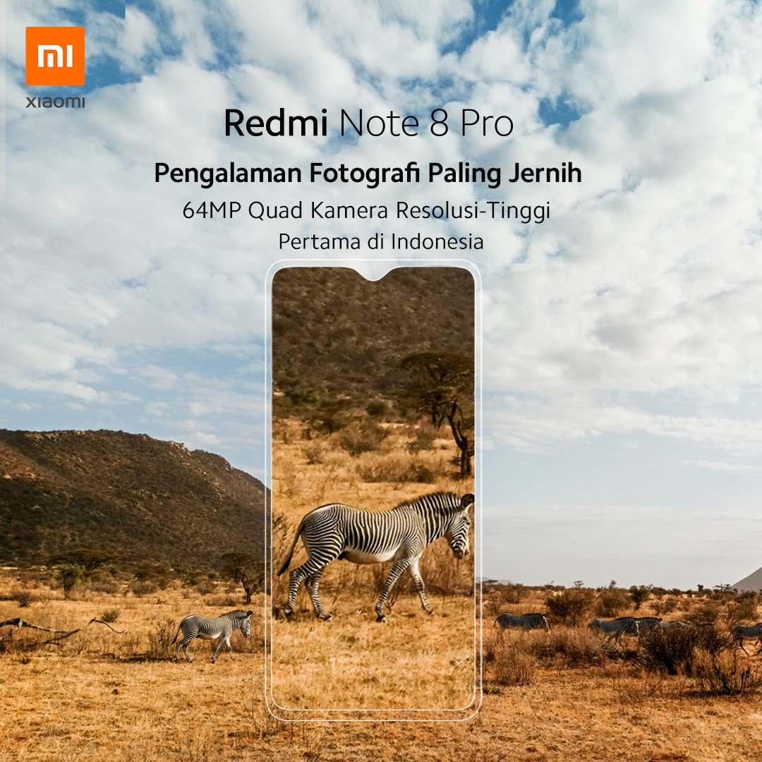 XiaomiIndonesia's tweet image. #RedmiNote8Pro dengan Quad Camera 64MP tentunya akan menjadi pengalaman fotografi paling jernih yang tersedia di smartphone saat ini.

Tonton live-streaming nya, 17 Oktober 2019. Karena, kombinasi ini baru PERTAMA kalinya tersedia di Indonesia 🥇

#Xiaomi64MPPertama