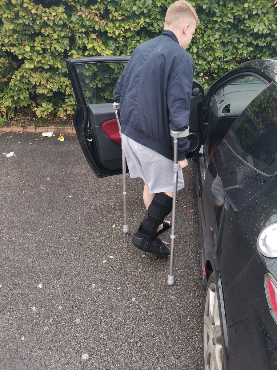 AshridgeRoyals's tweet photo. More scandal at the club after striker @Ewan_Lizard missed the game over the weekend as he was "unavailable" but was spotted leaving the hospital with a "football related" foot injury... 🤔

The club has declined to comment. https://t.co/R6uxV5OkMW