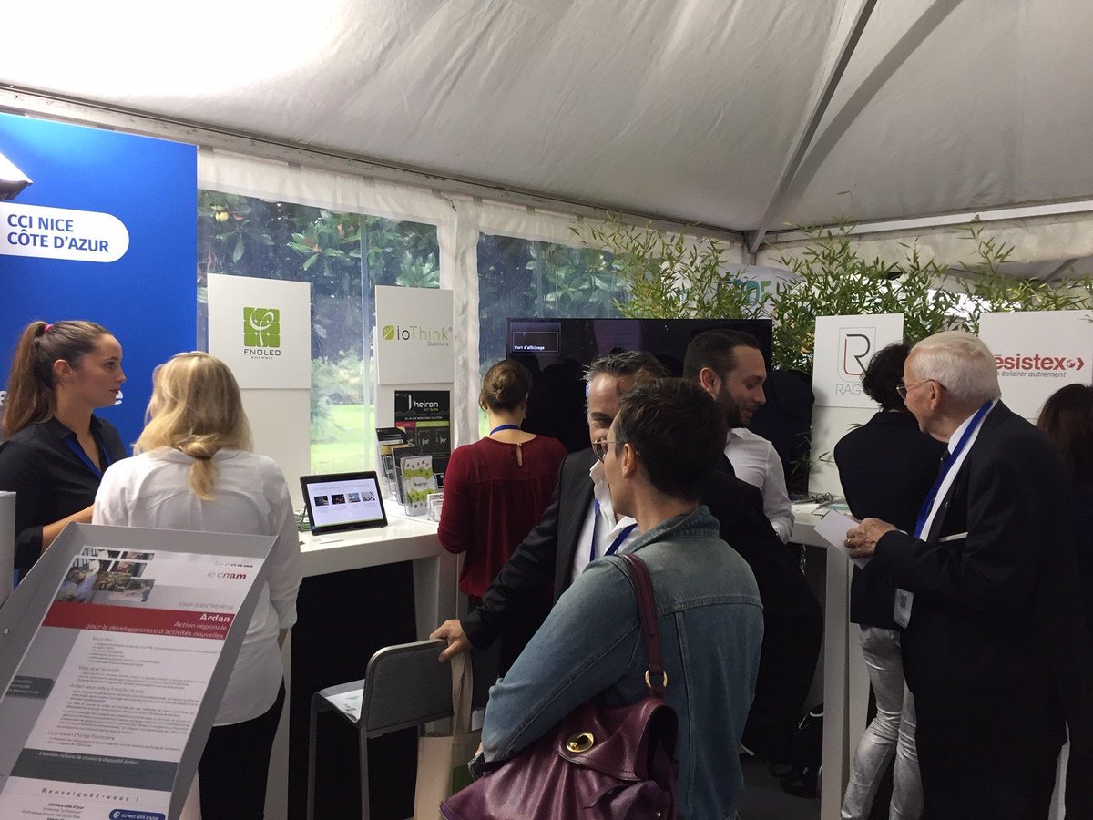 CCIcotedazur's tweet photo. @FerjaniNEFFATI @XavierNRJ @_oceane_m @ccifrance @CCI_MP @LaetitiaZerbib @peyran @MarjorieBillaud @Nadege_B06 @MISIRACAP [🌿#InnovativeCity] #CCI06 partenaire historique du salon>venez rencontrez &amp; échangez av experts,partenaires,dirigeants d'entreprises qui œuvrent pour une innovation territoriale &amp; citoyenne.
ON VS ATTEND stand #CCI06 avec
👥@IoThinkOfficial
👥@Enoleo 
👥@RAGNI_SAS 
👥#Resistex https://t.co/cOnoHYgp75