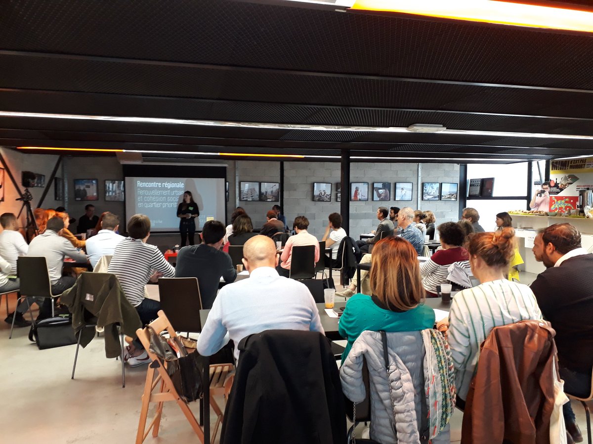 Cite_Ressources's tweet photo. Rencontre régionale #paca #renouvellement_urbain et cohésion sociale #PoV, de @Cite_Ressources, le mot d'accueil de la journée. https://t.co/VxVO5hlnPa