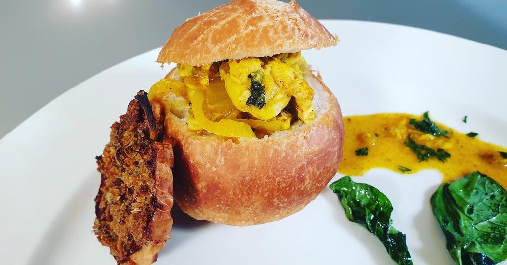 SkoleKook's tweet image. Wenbord van Hoërskool Overberg in Caledon. #SkoleKook #cookingprogram