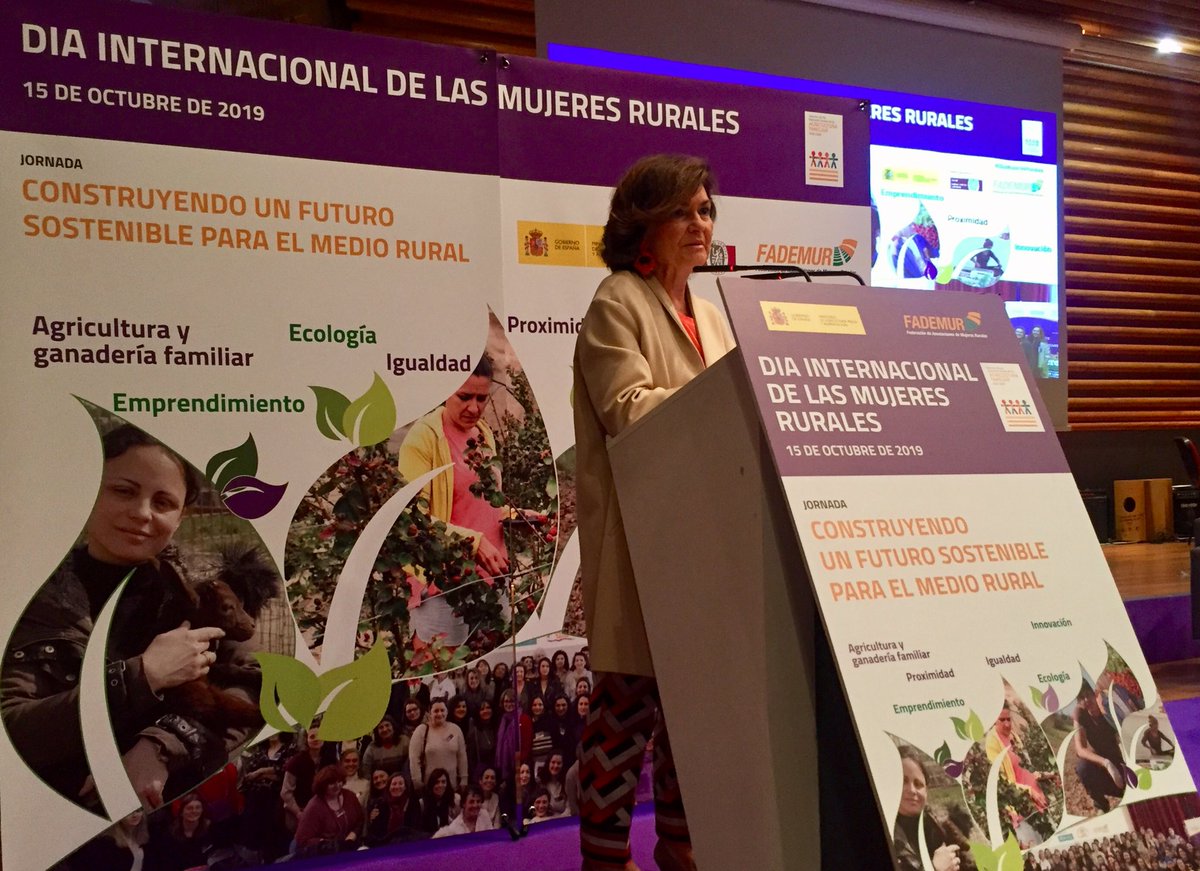 FADEMUR (@fademur) on Twitter photo “Detrás de los años de vida que tiene FADEMUR hay siglos de sabiduría de las #mujeresrurales que os dieron vida”, <a href="/carmencalvo_/">Carmen Calvo</a> en el #DíaMujeresRurales. “Detrás de los años de vida que tiene FADEMUR hay siglos de sabiduría de las #mujeresrurales que os dieron vida”, <a href="/carmencalvo_/">Carmen Calvo</a> en el #DíaMujeresRurales.