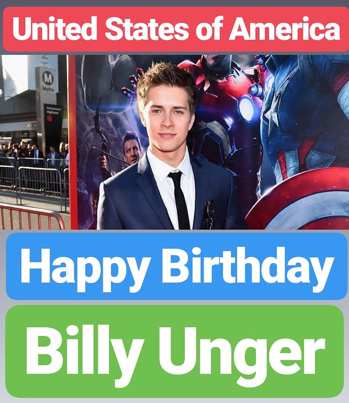 HAPPY BIRTHDAY 
Billy Unger 