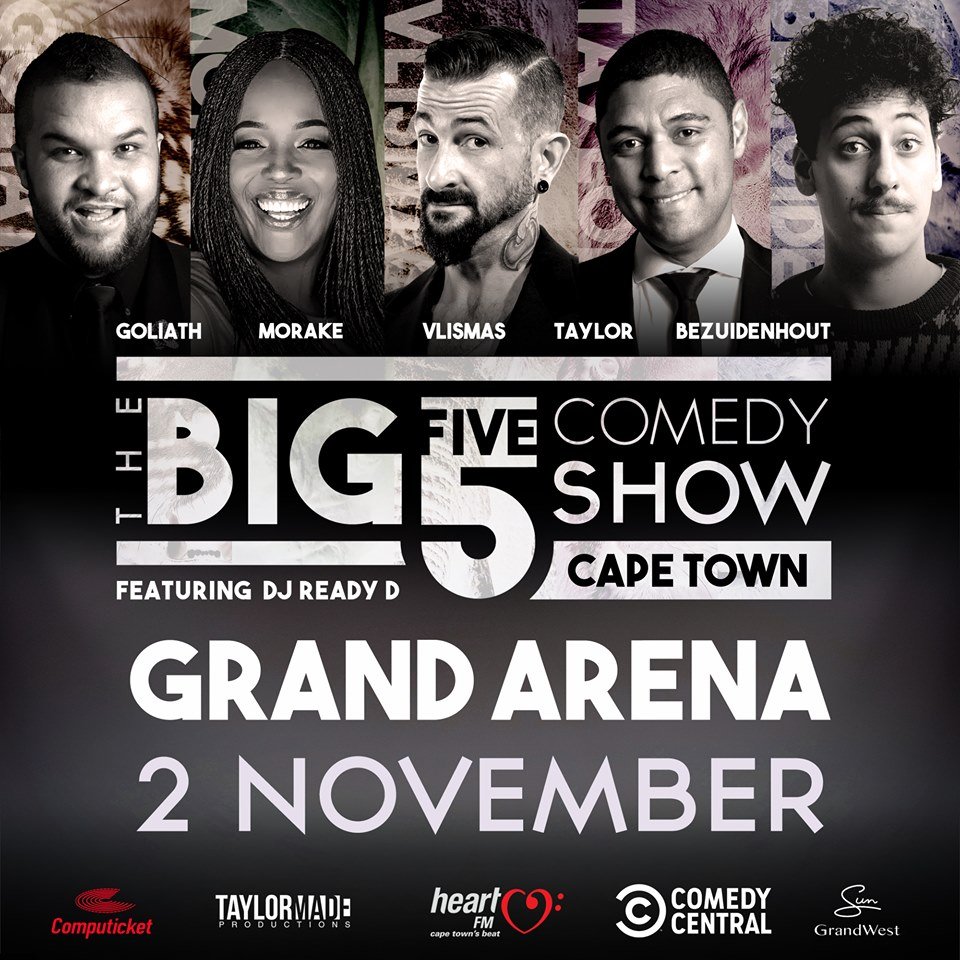 Competition: Stand a chance to win tickets to see @big5comedy show at @GrandWestSA! Be sure to tune in tonight at 5:45pm when our host, @Mariana_Minx welcomes comedian, @TheStuartTaylor to the show - tinyurl.com/yyembnak