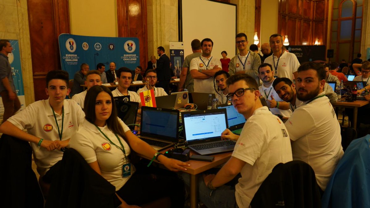 ManriqueDz's tweet image. Amazing experience in Bucharest last week at the European Cybersecurity Challenge. #ECSCTeamSpain will be back competing again. Congrats to @ECSC_Romania🇷🇴 for winning #ECSC2019.
Can&apos;t wait for #ECSC2020 in Austria 🇦🇹! Good luck to @TeamAustriaECSC in organizing the next edition.