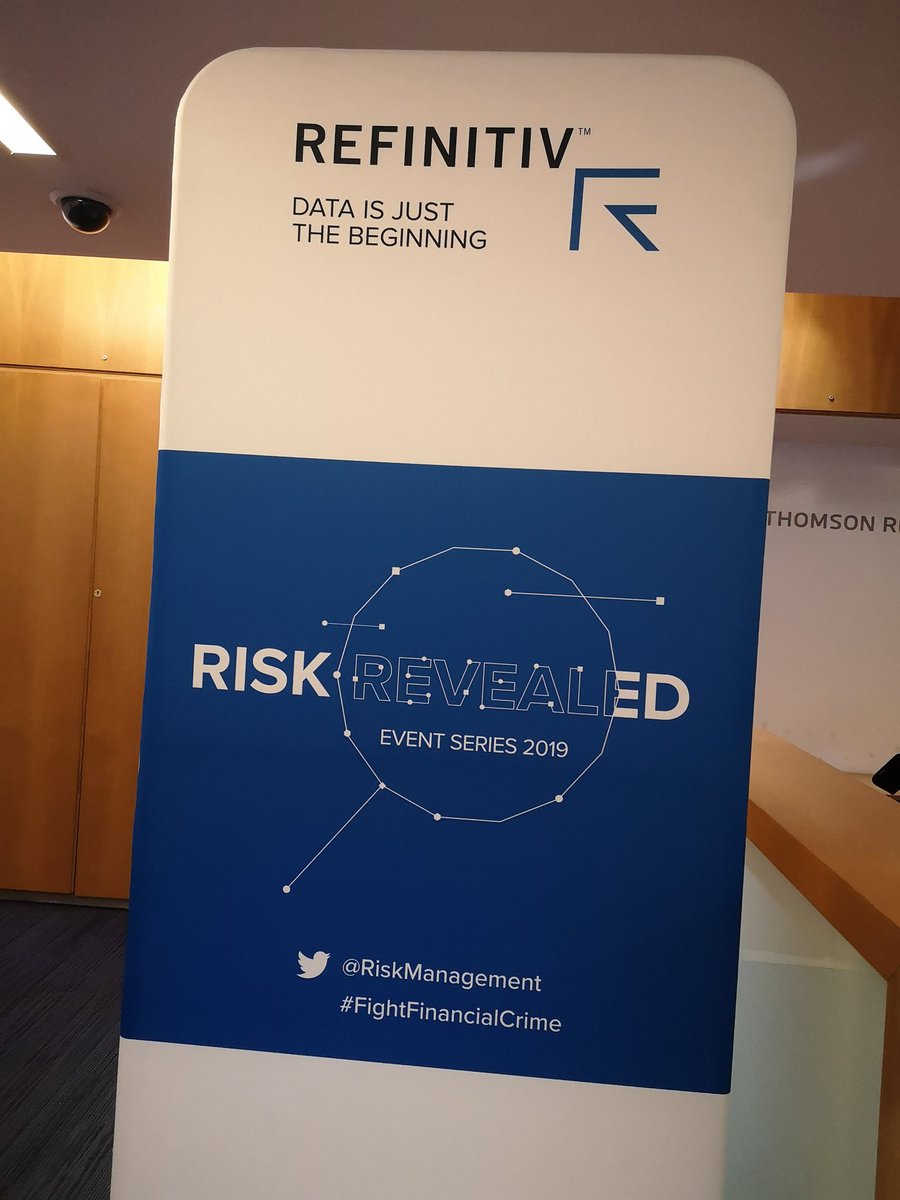 ValDockrell's tweet image. Opening panel discussion on the fight against financial crime and corruption at @Refinitiv #fightfinancialcrime