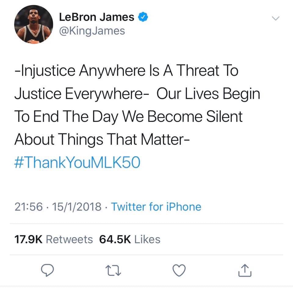 realHKer_'s tweet photo. @KingJames Good example of hypocrite 🙂 https://t.co/Ox0cDKQFsb