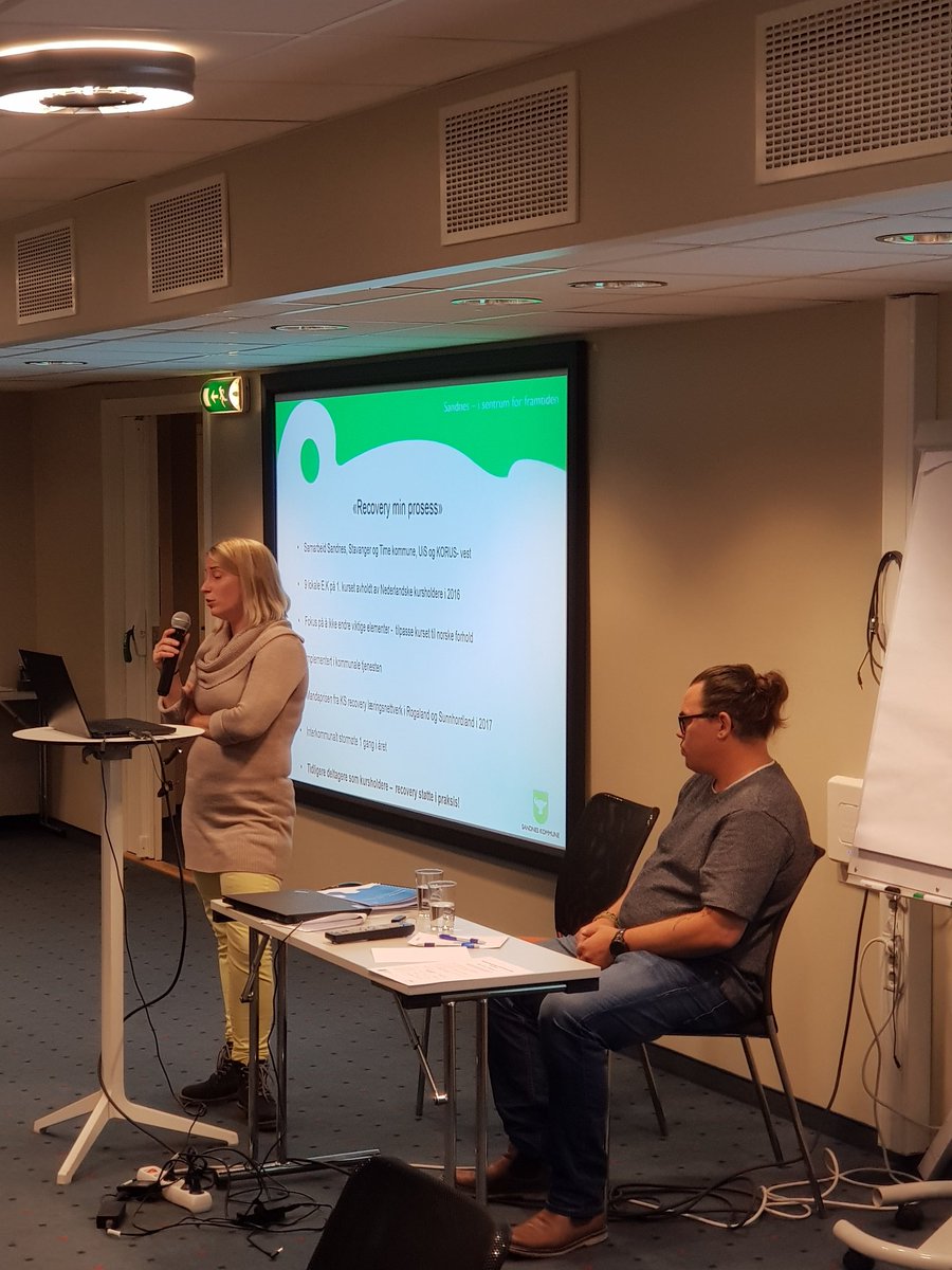 Presentasjon om det evidensbaserte kurset "Recovery it's up to you" i FACT Sandnes i regi av Sandnes kommune (sammen m andre). Arrangerer nettverkssamling for ACT/FACT i Oslo sammen med @NAPHA_nytt @ROPtjenesten og <a href="/KorusOslo/">KORUS Oslo</a> initiert av @FylkesmannenOV v <a href="/Herstig/">Stig Hermann Nygård</a> (nå <a href="/Helsedir/">Helsedirektoratet 🇸🇯 Directorate of Health</a>).