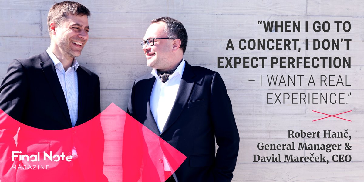 Final Note Magazine (@finalnotemag) on Twitter photo Robert Hanč & David Mareček have brought the <a href="/CzechPhil/">Czech Philharmonic</a> back to its rightful position as one of the world’s leading orchestras.
Hanč and Mareček met with FNM to talk about managing the evolution of their great national treasure.
Read Here!
bit.ly/2phwdct Robert Hanč & David Mareček have brought the <a href="/CzechPhil/">Czech Philharmonic</a> back to its rightful position as one of the world’s leading orchestras.
Hanč and Mareček met with FNM to talk about managing the evolution of their great national treasure.
Read Here!
bit.ly/2phwdct