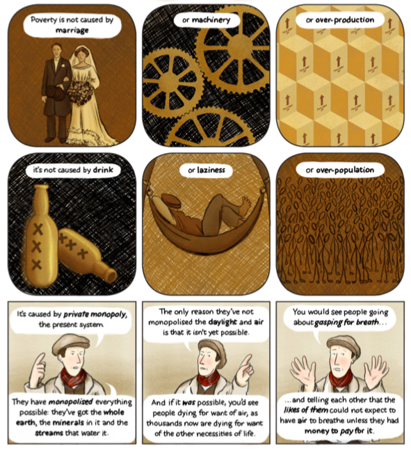 RickardSisters's tweet image. The Ragged Trousered Philanthropists will also soon be a @SelfMadeHero graphic novel, and here's the part Jeremy Corbyn quoted in Hastings.

You can follow our progress at RickardSisters.com