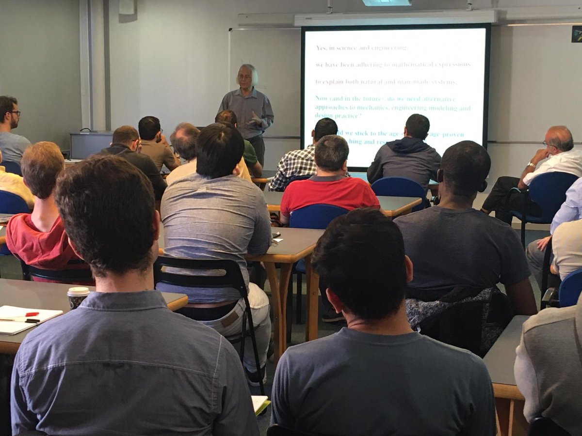 Now at <a href="/cimne/">CIMNE</a> - Sucessful seminar by Professor K.C. Park from University of Colorado: "Data-Driven Engineering Modeling: Is it a Reinvention of Old Techniques or a Genuine New Paradigm?" #mechanics #engineering #modelling 

bit.ly/2Mj7rSl