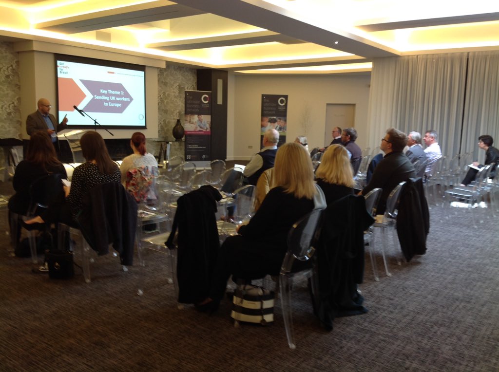 We all ready for the first of our #Brexit events at <a href="/TheHalston1/">THE HALSTON</a>.  There still time to book on to tomorrow's events, visit cumbriachamber.co.uk/Brexit