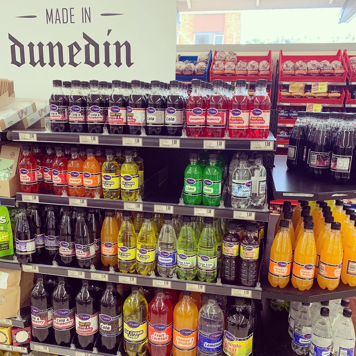 Westscordials's tweet photo. Proud to be displayed alongside other incredible Local Companies at Gardens New World 🙌 #Wests #westsnz @DunedinEconomy https://t.co/50E3Kfss7Q