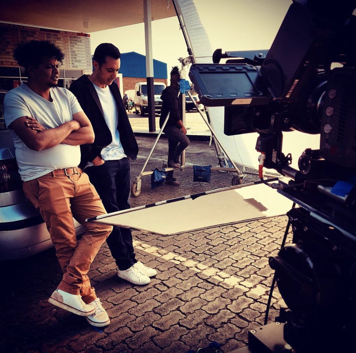 It is a movie about comedy after all! So why not have the best of South African comedy on set? #Material2 #NewMaterial #MaterialMovie2