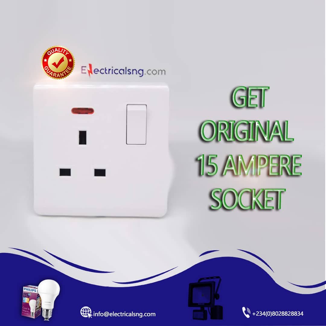 Get original 15 Ampere socket for the power outlet in factory.

#Industrialwiring #wiring #connection #electrical #electricity #electricalsng