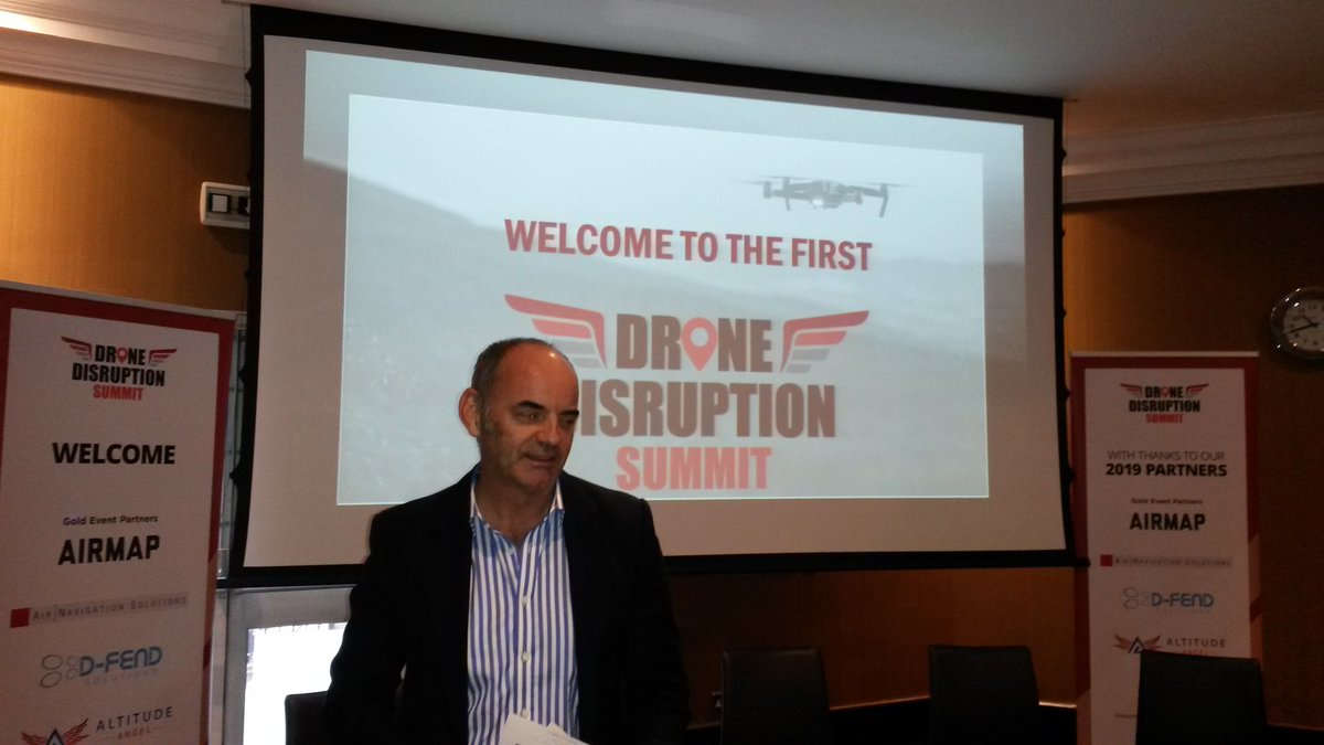 UFlyte's tweet photo. #uflyte chairing session on "The Future of Drone Air Traffic Control" today at the first #DroneDisruptionSummit at Heathrow, London alongside key players @altitudeangel @AirMapIO @NATS https://t.co/fvIizQK1nf
