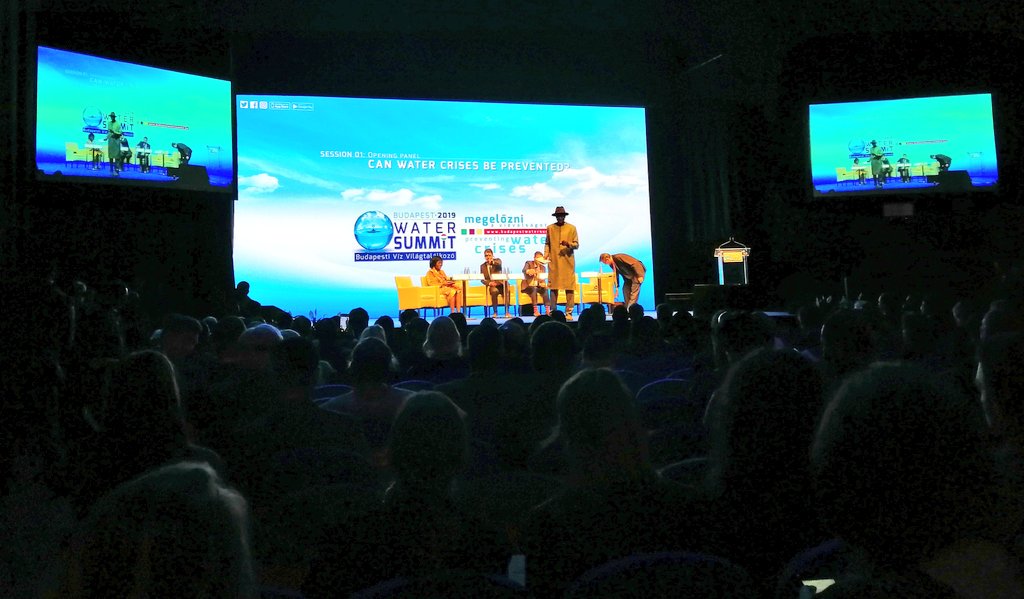 I am in #Budapest participating in the Water Summit, #BWS2019: Can Water Crises Be Prevented? Deja vu all over again.. For me this is now 40 years of discussing the Looming Water Crisis.. We need a Greta Thunberg for water...