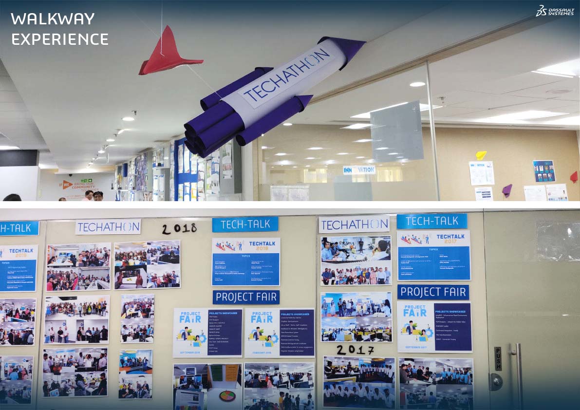 DSGS_India's tweet photo. We unveiled yet another year of successful Techathon at 3DGS where teams battled up to the challenge of innovative idea generation and producing a working prototype in a span of 24 hours.🕘 🚀👊⏳
#lifeat3dgs #dassaultsystemes #techathon2019 https://t.co/V9HU9nEetr