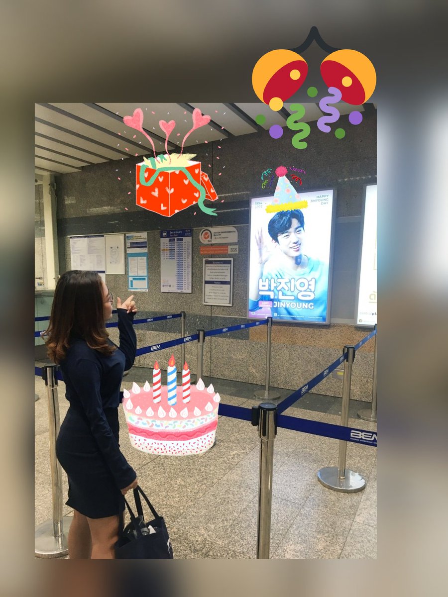 #FROMUS2NYOUNG
มาหาแล้วนะ 💕 เกือบไม่ทัน 💙
มาส่งพี่เขาา มาวันสุดท้ายเลยย 🍑🐯
ขอบคุณโปรเจ็คดีๆนะคะ ❤
HBD 22.09.1994
#Jinyoung #parkjinyoung
#jinyoungday
#happybirthdayjinyoung