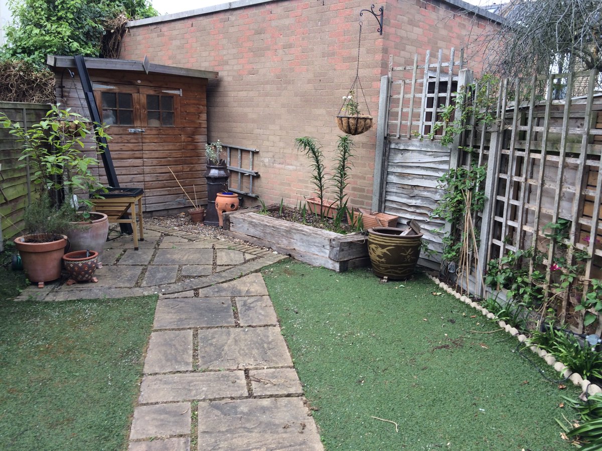 This is the small London garden for which I have been  shortlisted in the Society of Garden Designer awards - show before and after. Excited for the awards ceremony in January. #SGDAwards