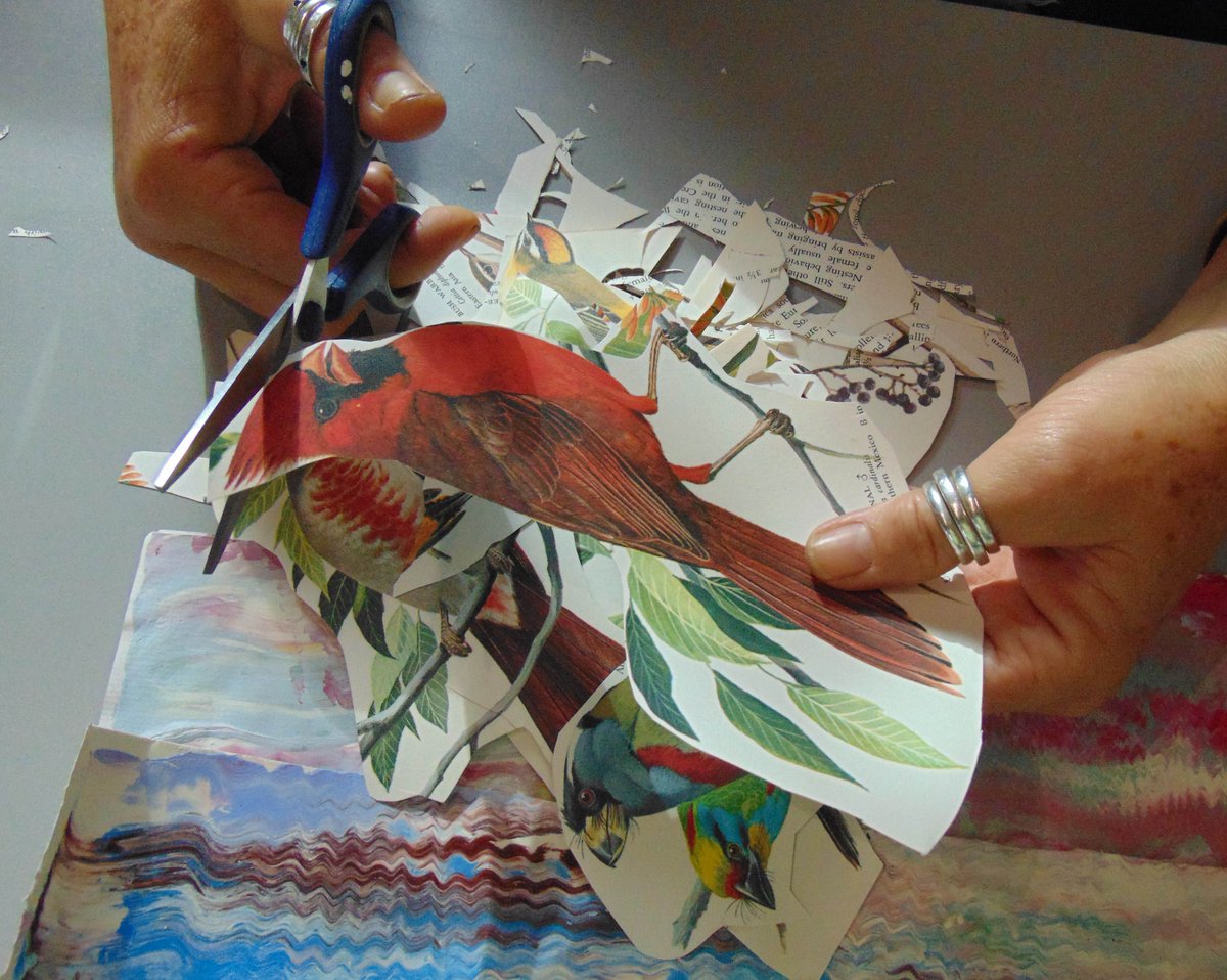 MakersWales's tweet image. Guild Member Rebecca Raudaschl is in the gallery with us this week - come and see how she combines hand-painted paper with iconic paper cut-outs to create her unique cards! #rebeccaraudaschl #makersmaking #papercraft #handmadecards #handmadeinwales #makerswales #visitcardiffbay