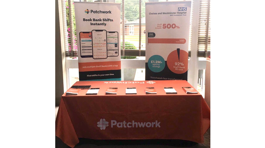 heypatchwork's tweet photo. Great morning so far at @nhsemployers' #StrategicWorkforceForum, the 2-day event gathering 150+ HR, Workforce, OD & Clinical Directors, to discuss how to tackle the workforce challenges they face in the next 3-5 years. Be sure to head over to the Patchwork stand! #NHS #PeoplePlan https://t.co/5chmMRDBfJ