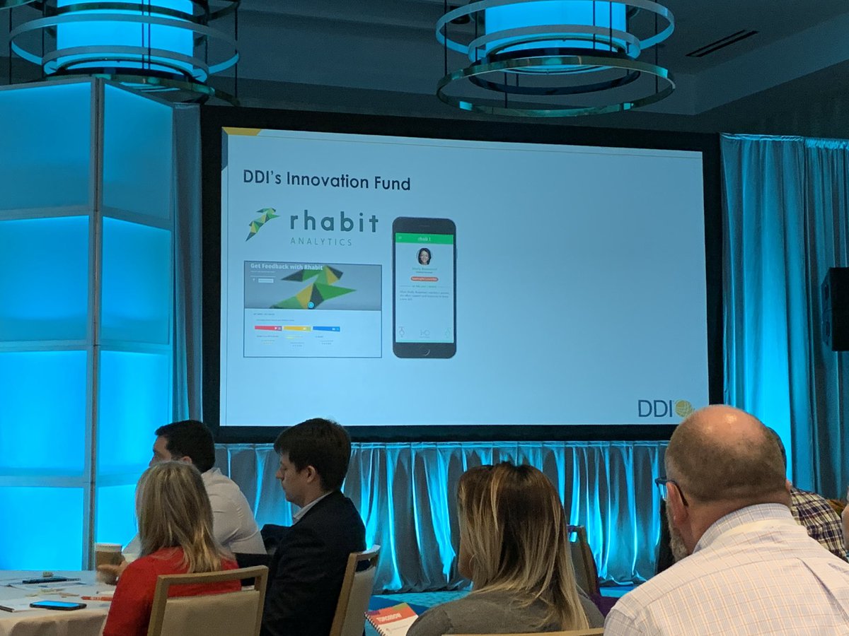 j_k_kelly's tweet photo. So hyped to be at #leadercon. @TacyByham is so incredible on stage, and we’re absolutely thrilled at @rhabitapp to be featured as part of @DDIworld’s innovation labs at #leadercon. https://t.co/R1NnNUxyBO