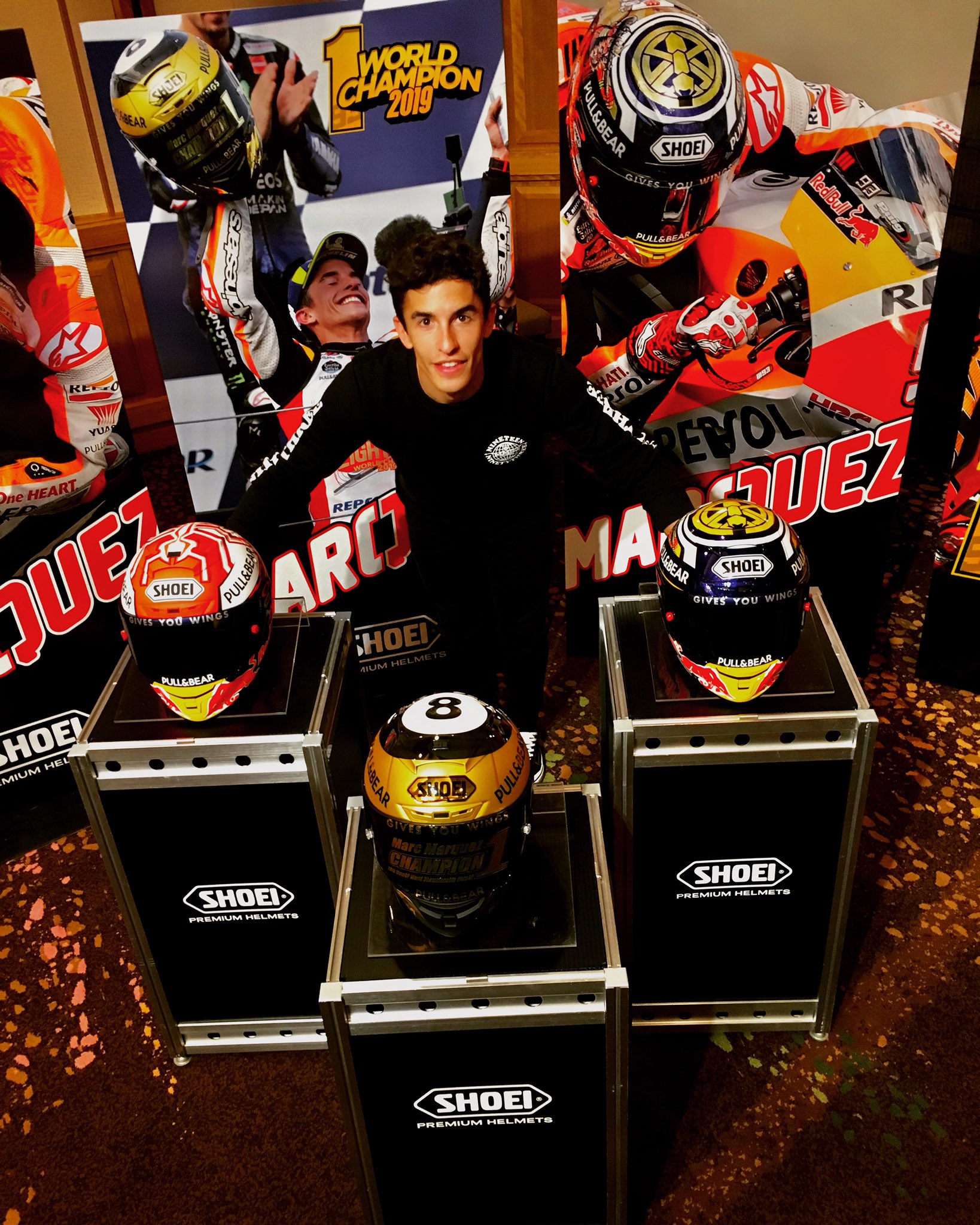 Shoei x14 marquez best sale 2019