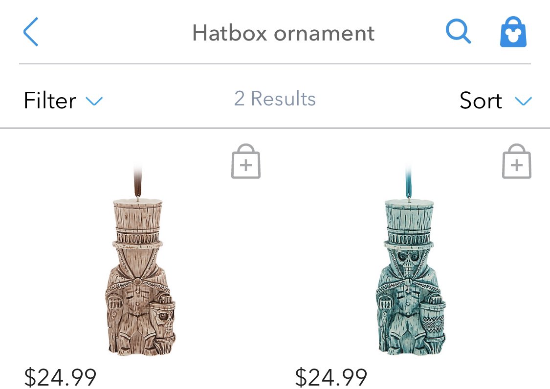 PSA for the day... DO NOT BUY THE HATBOX GHOST ORNAMENT FRLM EBAYERS! They are on the ShopDisney app. At normal price. No extra mark up. #hatboxghost #deathtoebayers
