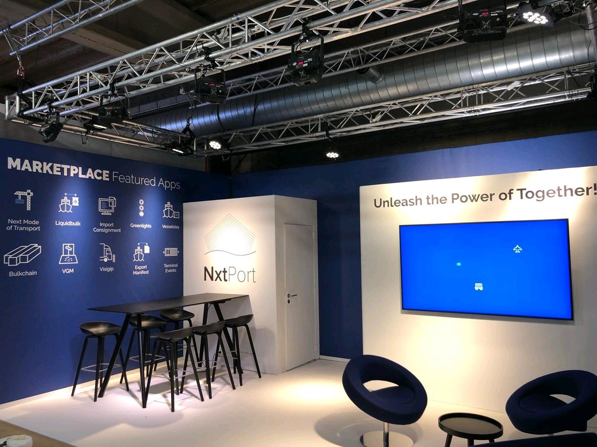 Did you know our details are now available through the <a href="/NxtPortNews/">NxtPort</a> Marketplace? This provides an effective and easy solution for API integrations in the <a href="/PortofAntwerp/">Chinnu Chinnu</a> area.
We will attend <a href="/TLA2019/">Transport & Logistics</a> Antwerp this week, come and visit us in hall 1 booth 1.010.
