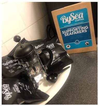BySeaOrg's tweet image. It’s #CharityTuesday and staff at Campbell Johnston Clark are enjoying tasting our #Fairtrade #ethical coffee. 

If you’d like to make the switch to #BySea #coffee and help support our seafarers, drop us a line for your free taste test 😊☕️

Bysea.org #charitycoffee