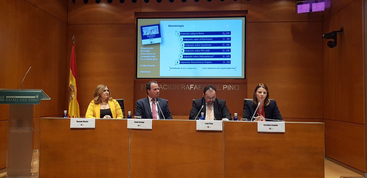 AdvanceLib's tweet photo. Cristina Enache detalla la metodología del #IACF2019.

#Impuestos #Fiscalidad #CCAA https://t.co/9Zs5uPK7ra