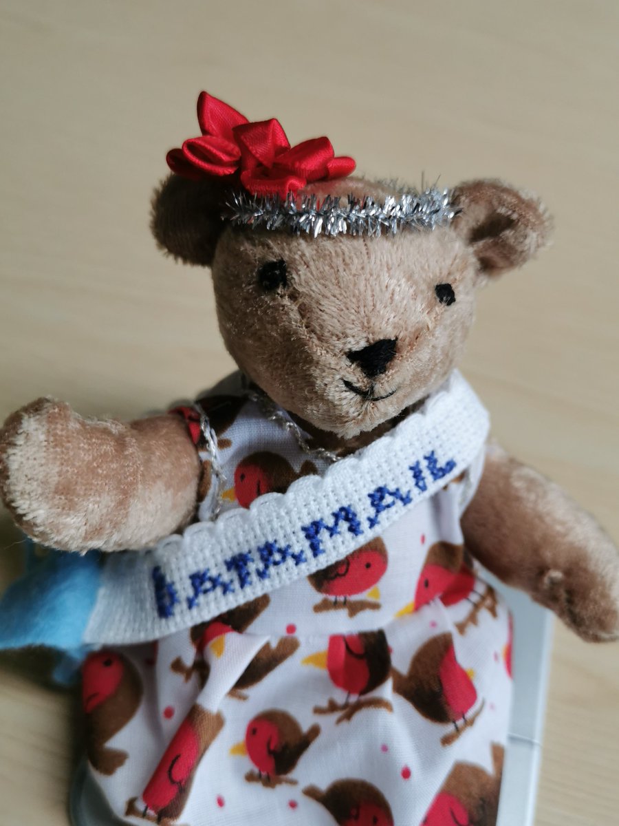 Datamail_'s tweet photo. 🎄 Meet 'Christmas Carol' the newest addition to the Datamail team - her job officially doesn't start until 1st December when she'll be ensconced on our office tree. Until then she'll be kept in a dark cupboard! Handmade by our very own 'Crafty Karen'. #Christmas #71Days #Humbugs https://t.co/lOFAMTmxCn